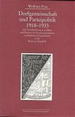 Dorfgemeinschaft und Parteipolitik 1918-1933