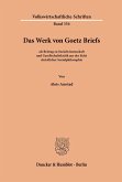Das Werk von Goetz Briefs, als Beitrag zu Sozialwissenschaft und Gesellschaftskritik aus der Sicht christlicher Sozialphilosophie