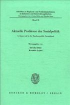 Cover Aktuelle Probleme der Sozialpolitik
