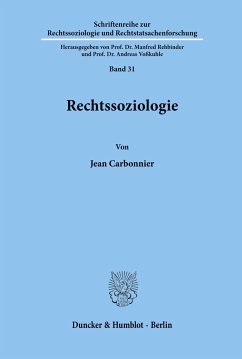 Rechtssoziologie. - Carbonnier, Jean