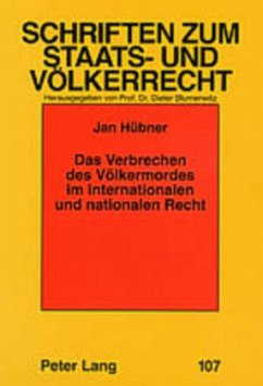 Cover Das Verbrechen des Völkermordes im internationalen und nationalen Recht