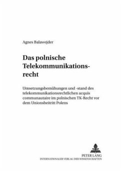 Cover Das polnische Telekommunikationsrecht
