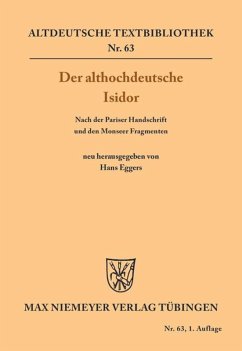 Der althochdeutsche Isidor