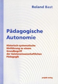 Cover Pädagogische Autonomie