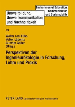 Cover Perspektiven der Ingenieurökologie in Forschung, Lehre und Praxis