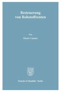 Cover Besteuerung von Rohstoffrenten.