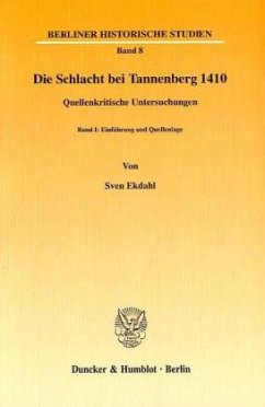 Cover Die Schlacht bei Tannenberg 1410.