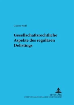 Cover Gesellschaftsrechtliche Aspekte des regulären Delistings