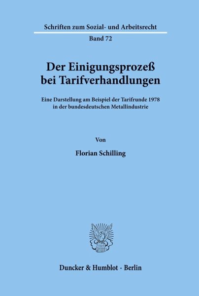 Der Einigungsprozeß bei Tarifverhandlungen.