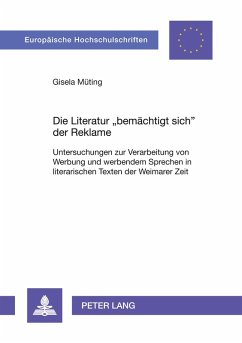 Cover Die Literatur 'bemächtigt sich' der Reklame