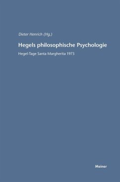 Hegels philosophische Psychologie
