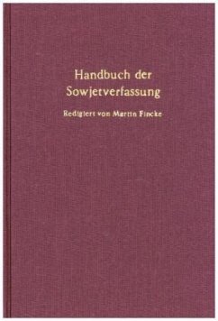 Cover Handbuch der Sowjetverfassung.