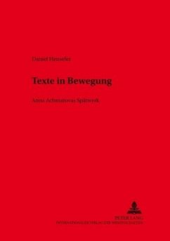 Texte in Bewegung - Henseler, Daniel