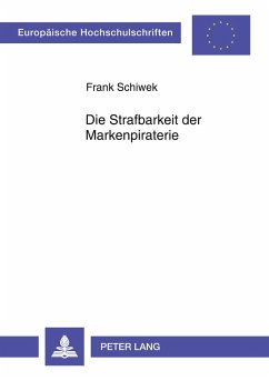 Cover Die Strafbarkeit der Markenpiraterie