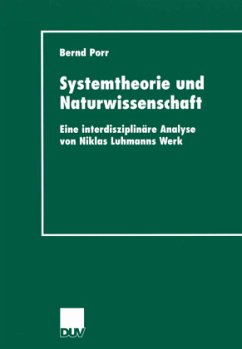 Systemtheorie und Naturwissenschaft - Porr, Bernd