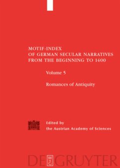 Cover Romances of Antiquity / Motif-Index of German Secular Narratives from the Beginning to 1400 Volume 5