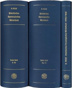 Griechisches Etymologisches Wörterbuch - Frisk, Hjalmar