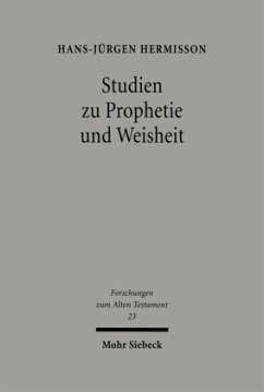 Cover Studien zur Prophetie und Weisheit