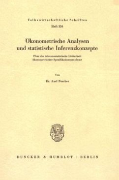 Cover Ökonometrische Analysen und statistische Inferenzkonzepte.