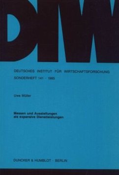 Messen und Ausstellungen als expansive Dienstleistungen. - Müller, Uwe