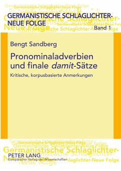 Cover Pronominaladverbien und finale 'damit'-Sätze