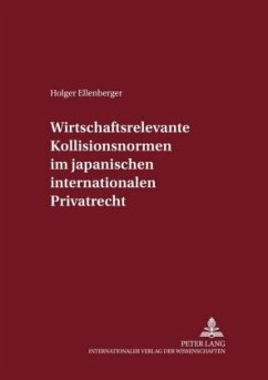 Cover Wirtschaftsrelevante Kollisionsnormen im japanischen internationalen Privatrecht