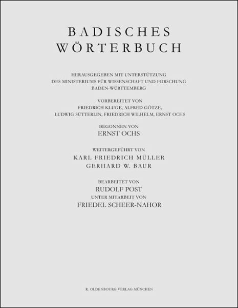 I-M / Badisches Wörterbuch Band III I-M / Badisches Wörterbuch Band III