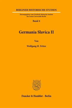 Germania Slavica II. - Fritze, Wolfgang H. (Hrsg.)