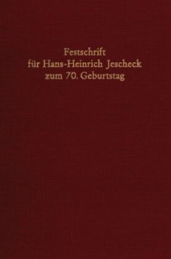 Festschrift für Hans-Heinrich Jescheck zum 70. Geburtstag. - Herrmann, Joachim / Krümpelmann, Justus / Moos, Reinhard / Triffterer, Otto / Leibinger, Rudolf / Schaffmeister, Dieter / Meyer, Jürgen / Hüne, Peter