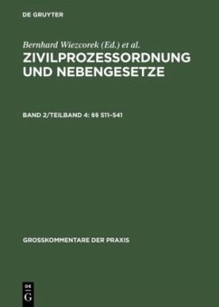§§ 511¿541 - Wieczorek (Begr.) / Schütze, Rolf A. (Hgg.) / Gerken, Uwe (Bearb.)