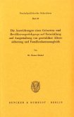 Die Auswirkungen eines Geburten- und Bevölkerungsrückgangs auf Entwicklung und Ausgestaltung von gesetzlicher Alterssich