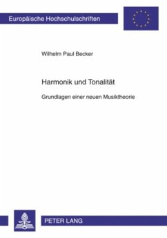Harmonik und Tonalität - Becker, Wilhelm Paul