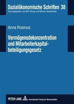 Vermögensdekonzentration und Mitarbeiterkapitalbeteiligungsgesetz - Rosinus, Anna