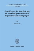 Grundfragen der Staatshaftung bei rechtmäßigen hoheitlichen Eigentumsbeeinträchtigungen.