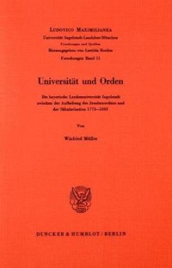 Universität und Orden. - Müller, Winfried