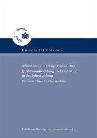 Qualitätsentwicklung und Evaluation in der Lehrerbildung - Schubarth, Wilfried; Pohlenz, Philipp