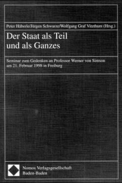 Der Staat als Teil und als Ganzes