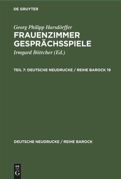 Georg Philipp Harsdörffer: Frauenzimmer Gesprächsspiele. Teil 7