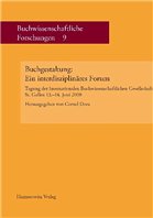 Buchgestaltung: Ein interdisziplinäres Forum - Dora, Cornel (Hrsg.)