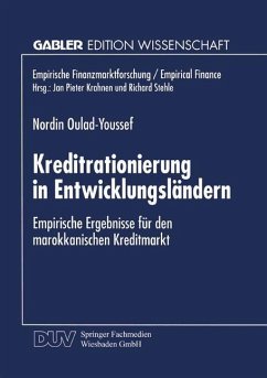 Kreditrationierung in Entwicklungsländern - Oulad-Youssef, Nordin