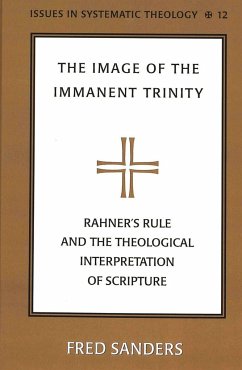 The Image of the Immanent Trinity - Sanders, Fred