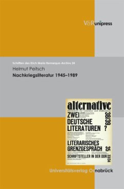 Nachkriegsliteratur 1945-1989 - Peitsch, Helmut