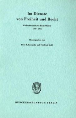 Im Dienste von Freiheit und Recht. - Klecatsky, Hans R. / Kohl, Friedrich (Hgg.)