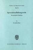 Sportstätten-Haftungsrecht. Sportstätten-Haftungsrecht.