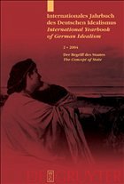 Internationales Jahrbuch des Deutschen Idealismus / International Yearbook of German Idealism. Band 2 / 2004: - Ameriks, Karl P. / Stolzenberg, Jürgen (eds.)