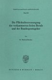 Die Pflichtaltersversorgung der verkammerten freien Berufe und der Bundesgesetzgeber.