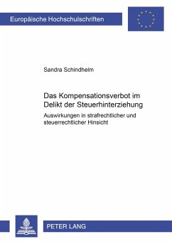 Das Kompensationsverbot im Delikt der Steuerhinterziehung - Schindhelm, Sandra