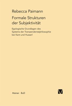Formale Strukturen der Subjektivität - Paimann, Rebecca