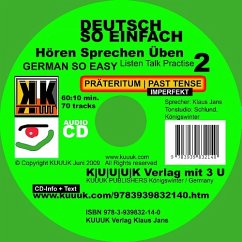 Cover Deutsch So Einfach - Hören Sprechen Üben 2 - German So Easy - Talk Listen Practise 2