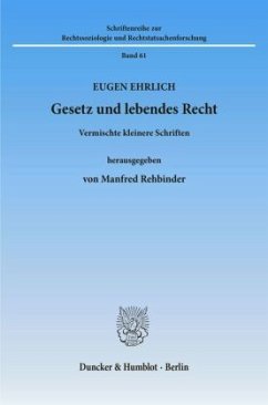 Cover Gesetz und lebendes Recht.